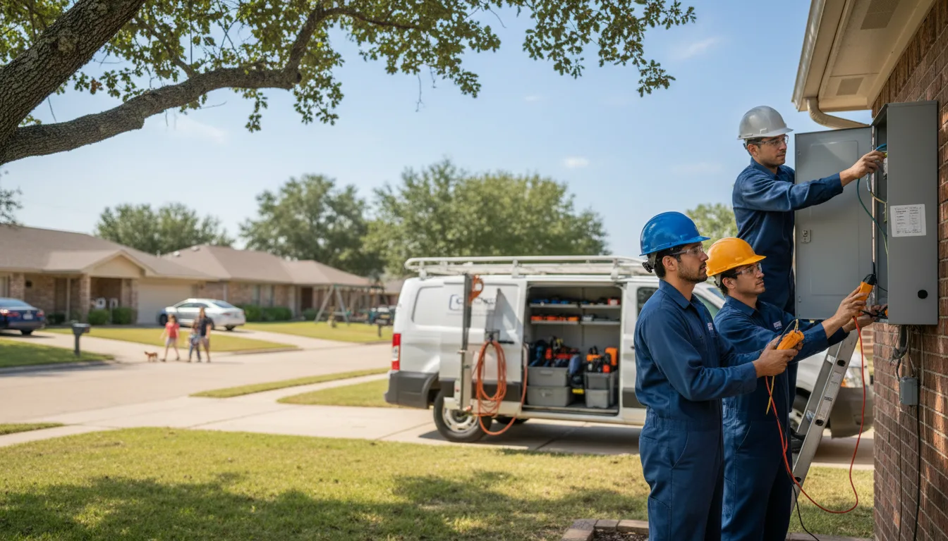 Certified electrician providing emergency electrical services in Essie, KY